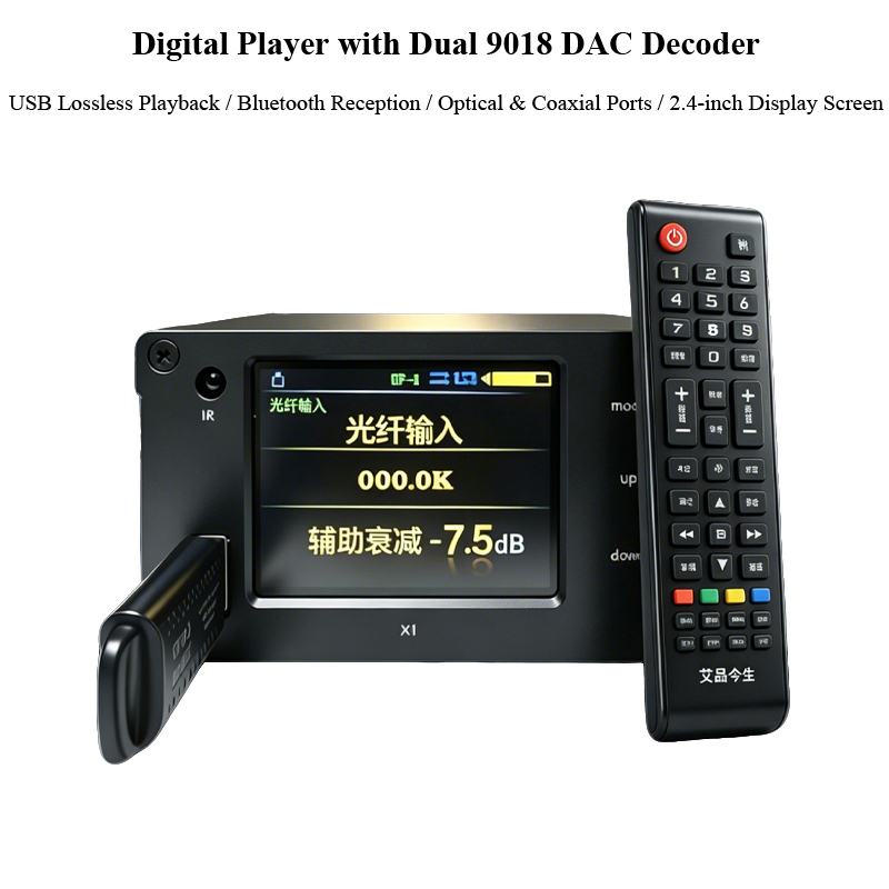 Audio Music To Mp3 - Цифровой аудиоплеер Dual ES9018K2M DSD512 HIFI,