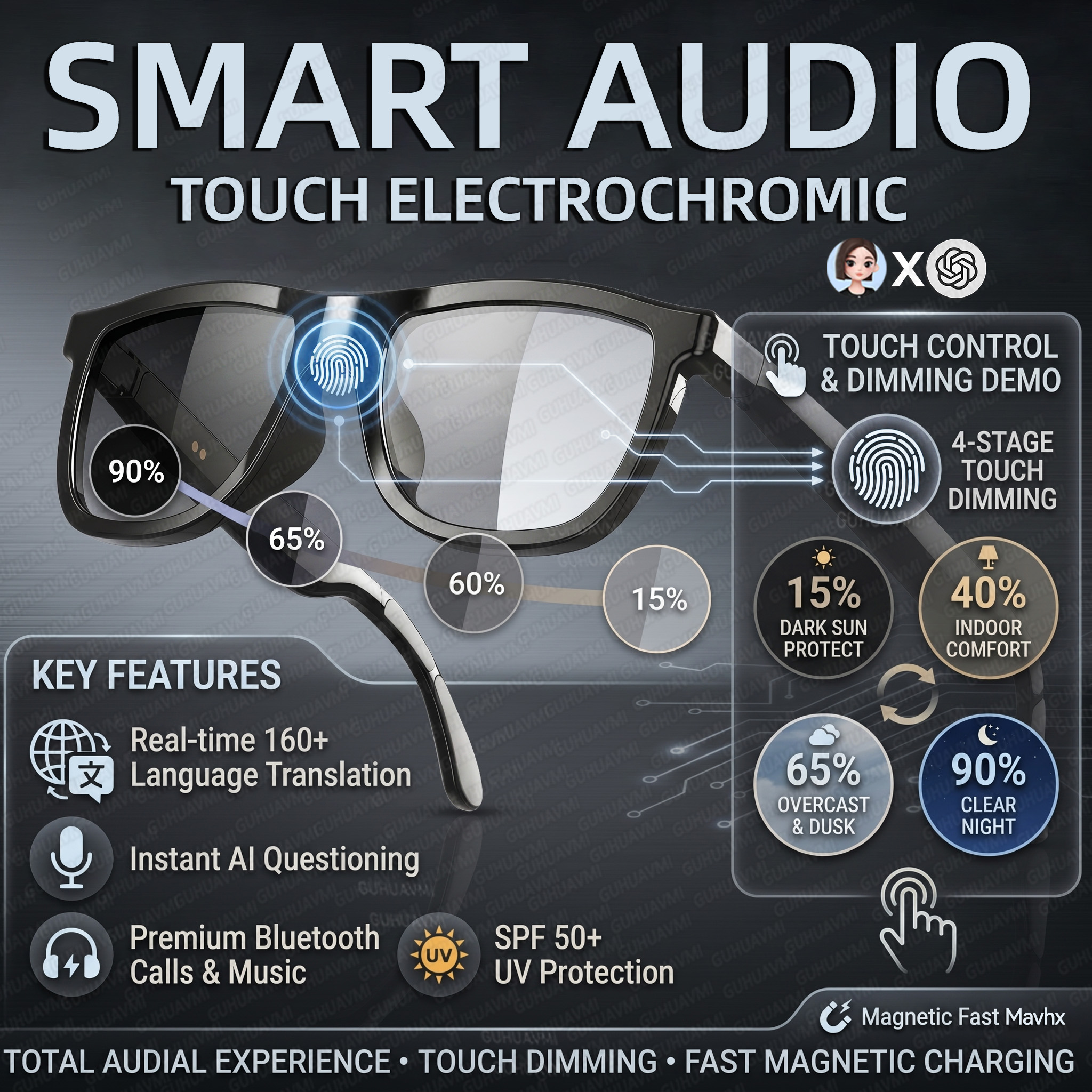 Audio Music Voice - Новые умные аудиоочки 2026 года для