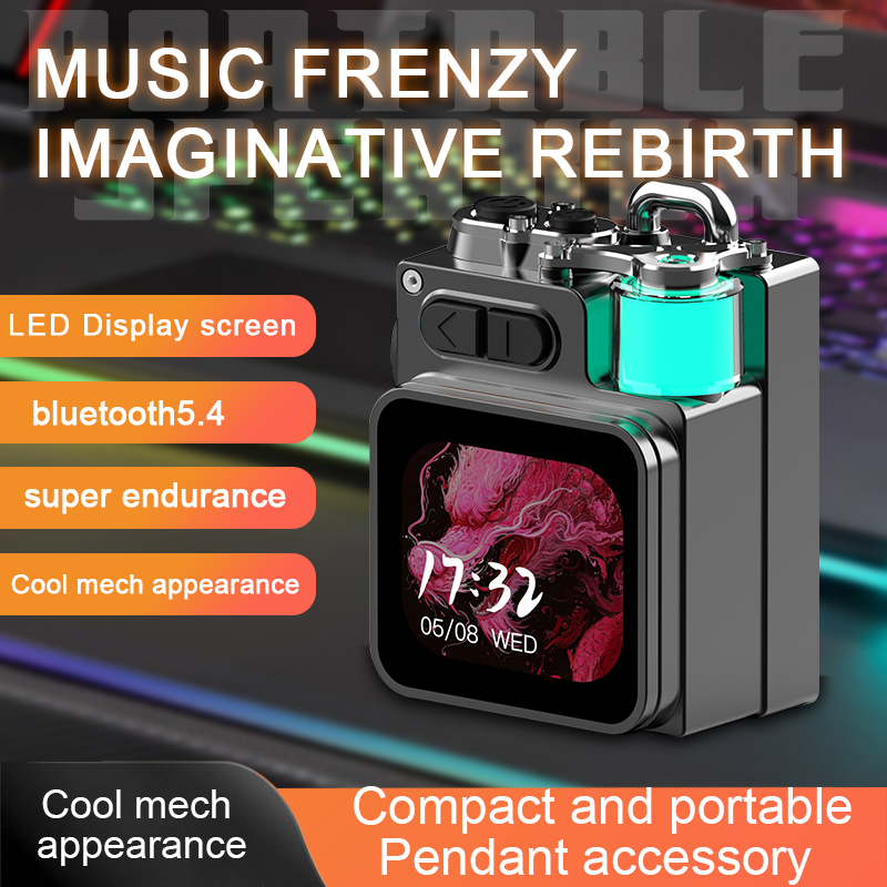 Audio Music Player App - Умный сенсорный экран, Bluetooth-динамик, мини-портативный аудиоплеер,