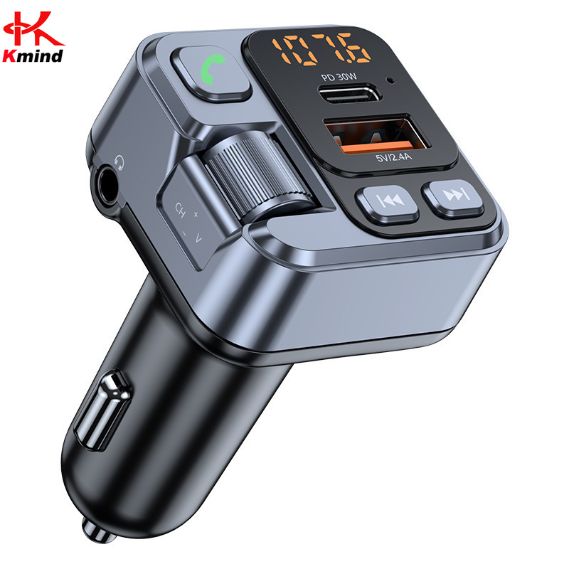 Audio Music To Mp3 - Автомобильный музыкальный передатчик KMIND, Bluetooth-зажигалка, FM-зарядка