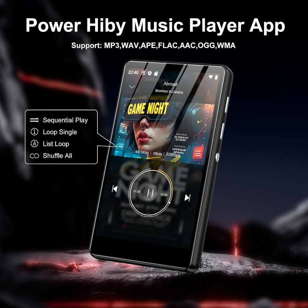 MP3-плеер на 80 ГБ с Bluetooth – обзор и цена Audio Music Player App